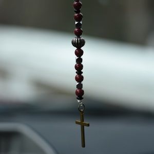 Cross Car Charm